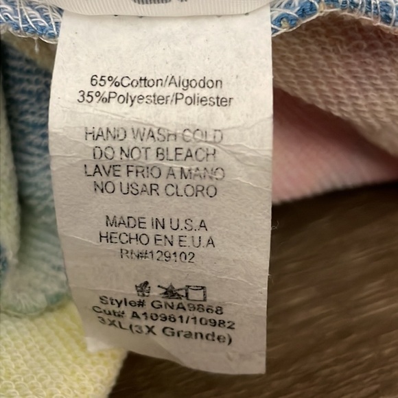 Women’s Tie Dye Hoodie 1/2 Zip Sweater
New - Picture 6 of 6